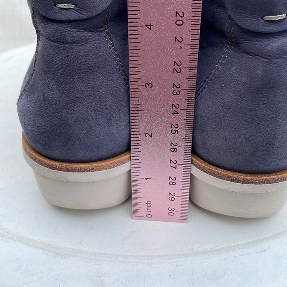 Dansko Joy Blue Lace Up Nubuck Leather Comfort Booties Sz EUR 40/US 9.5-10 - Picture 7 of 11